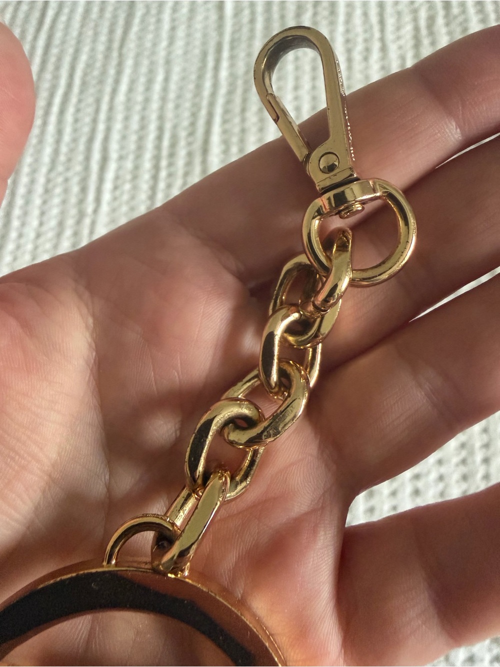 Gold Michael Kors Key Chain - Picture 3 of 4
